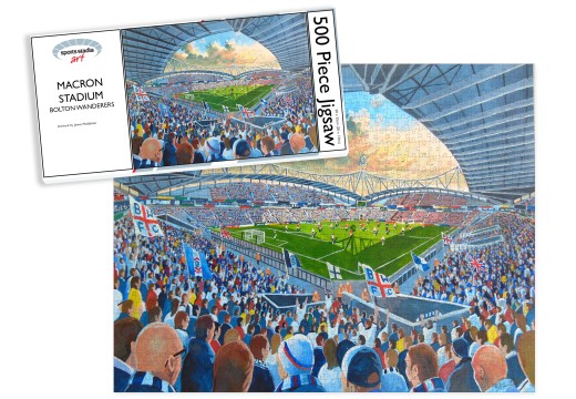 Macron Stadium Fine Art Jigsaw Puzzle - Bolton Wanderers FC Macron Stadium Fine Art Jigsaw Puzzle - Bolton Wanderers FC